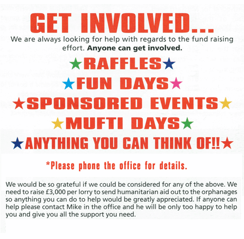 Fundraising - Get Involved!